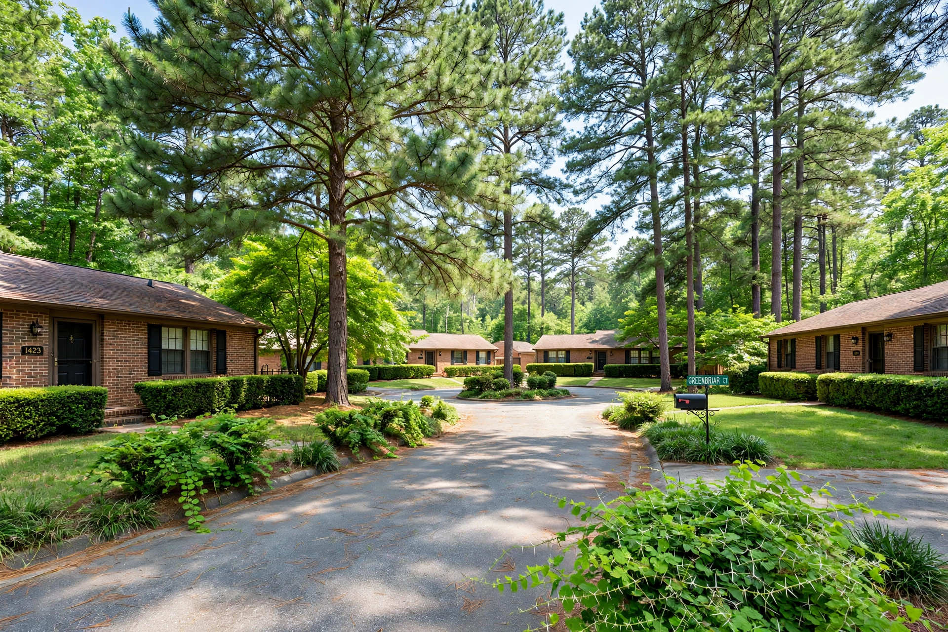 Quiet cul-de-sac with pines in Greenbriar, Hanover, MD